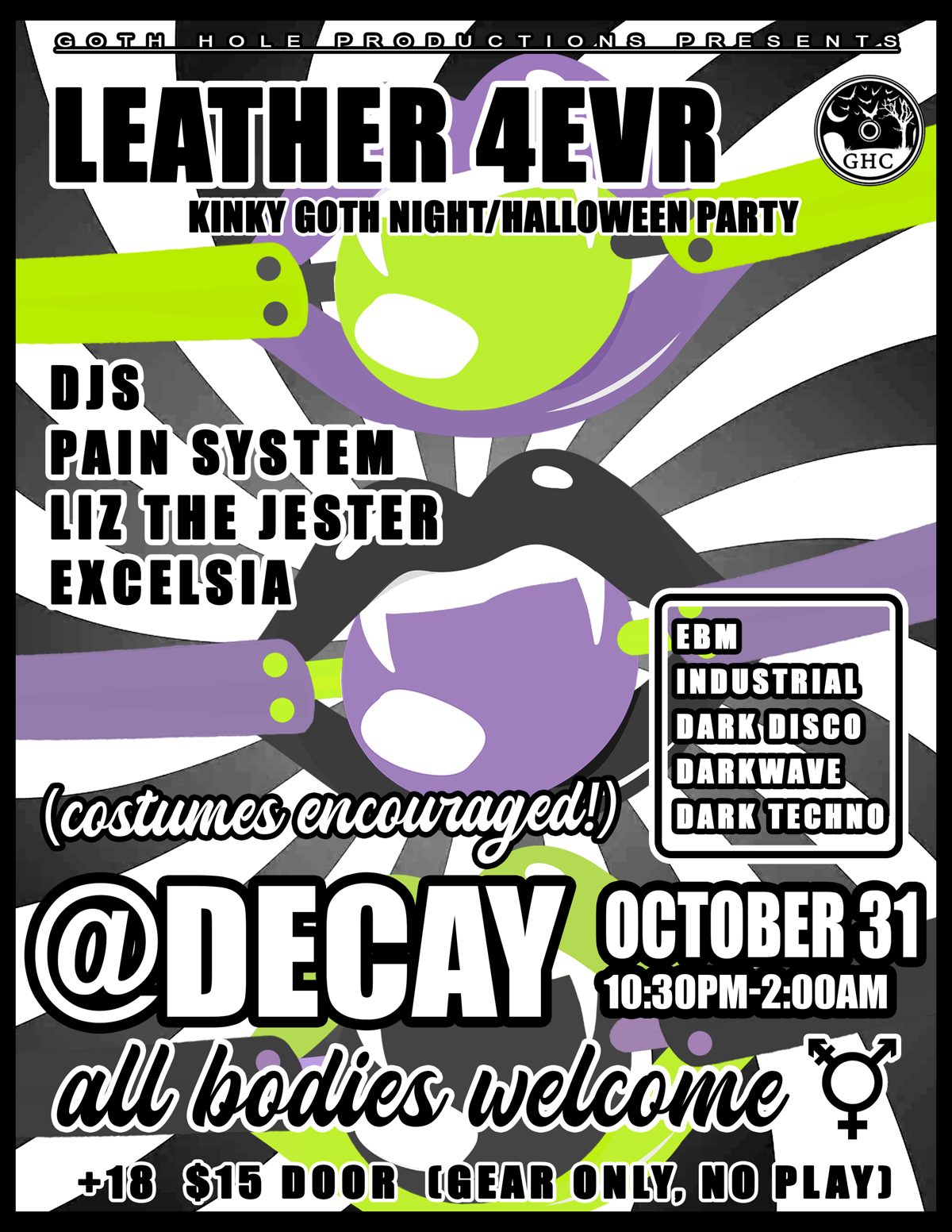 Flyer for Leather Forever
